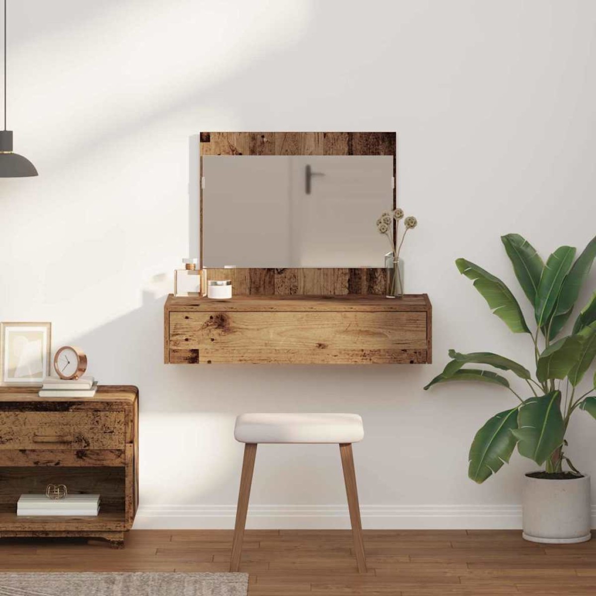 vidaXL Τραπέζι περιποίησης Καφέ 83 x 40 x 70 εκ Επεξεργασμένο Ξύλο