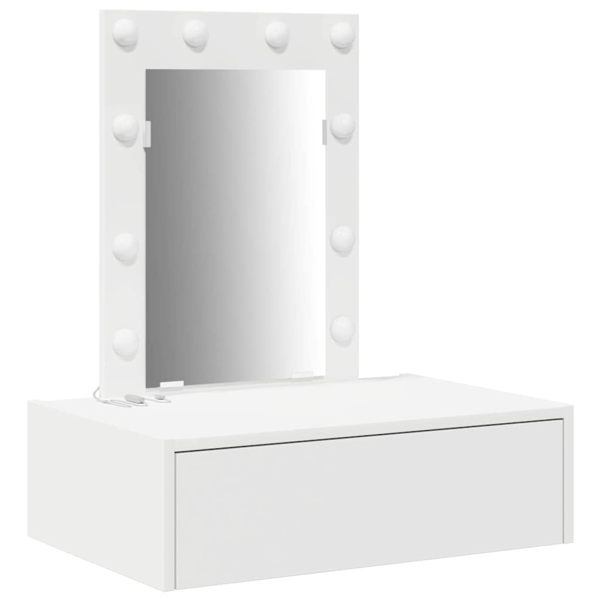 vidaXL Τραπέζι περιποίησης Λευκό 60 x 40 x 70 εκ. Επεξεργασμένο Ξύλο