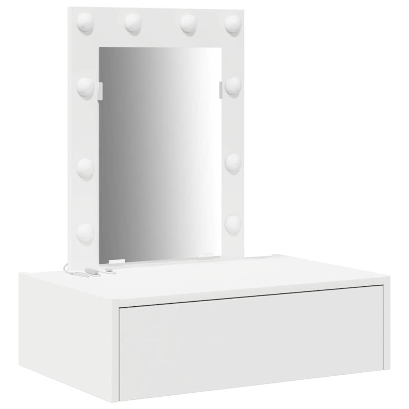 vidaXL Τραπέζι περιποίησης Λευκό 60 x 40 x 70 εκ. Επεξεργασμένο Ξύλο