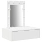 vidaXL Τραπέζι περιποίησης Λευκό 60 x 40 x 70 εκ. Επεξεργασμένο Ξύλο