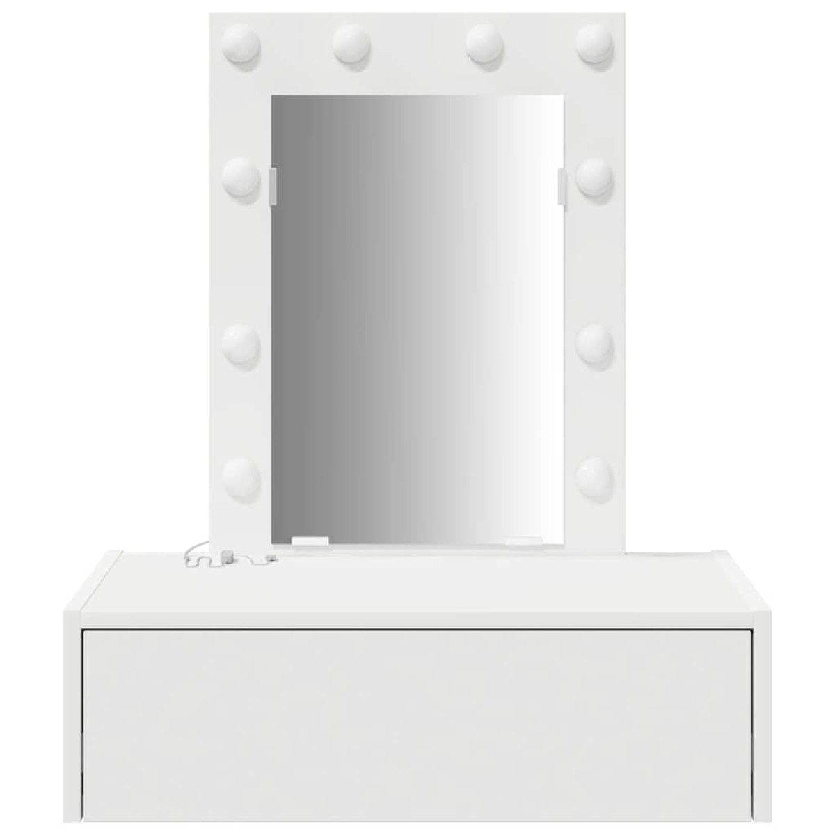 vidaXL Τραπέζι περιποίησης Λευκό 60 x 40 x 70 εκ. Επεξεργασμένο Ξύλο