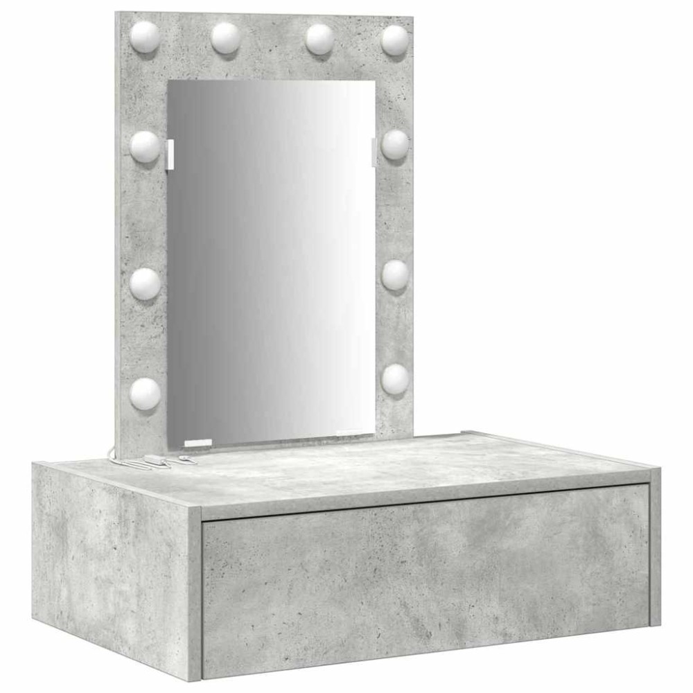 vidaXL Τραπέζι περιποίησης Γκρι 60 x 40 x 70 εκ. Επεξεργασμένο Ξύλο