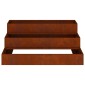 vidaXL Γλάστρα Κήπου Σκ rusty 90 x 90 x 35 εκ