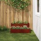 vidaXL Γλάστρα Κήπου Σκ rusty 100 x 60 x 45 εκ