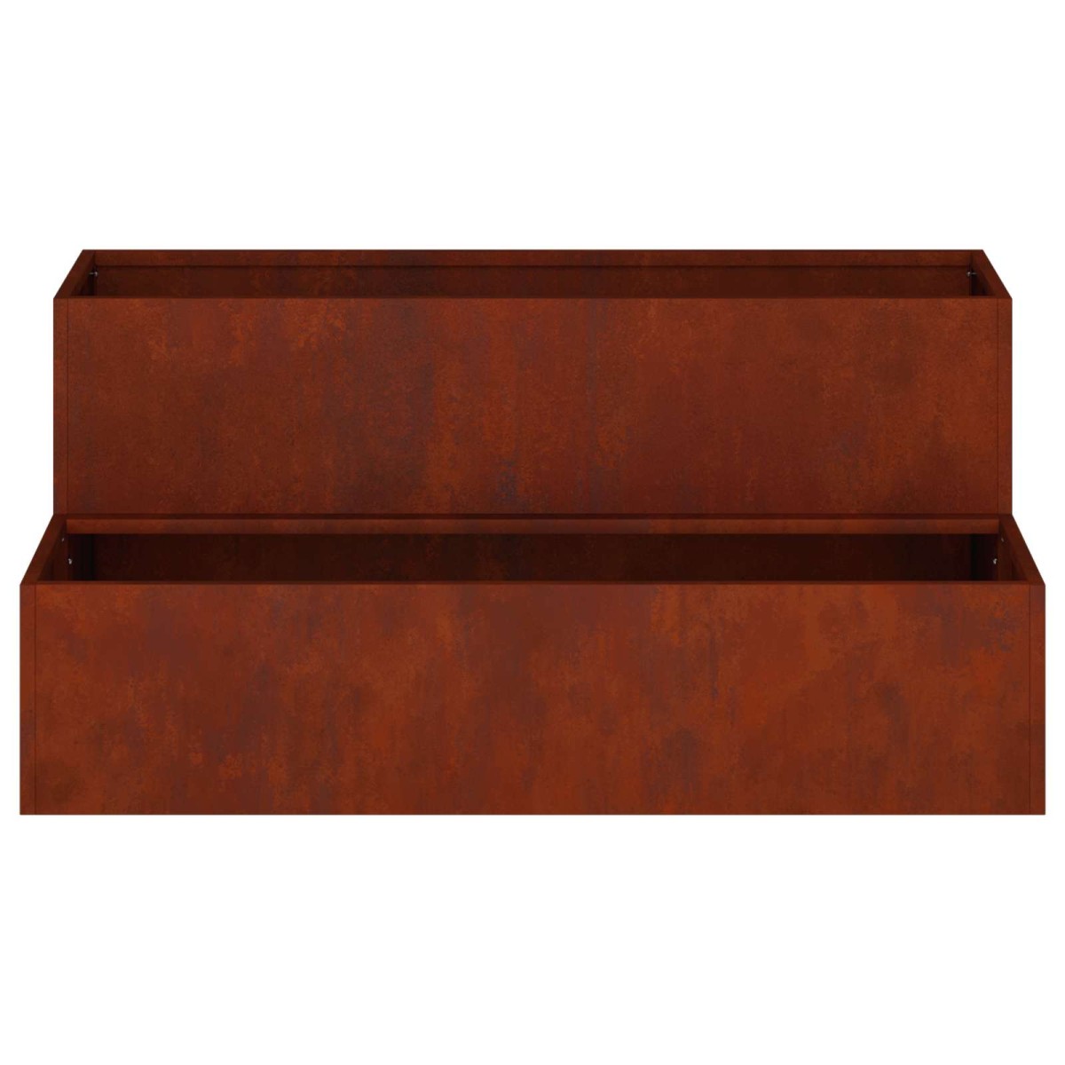 vidaXL Γλάστρα Κήπου Σκ rusty 100 x 60 x 45 εκ