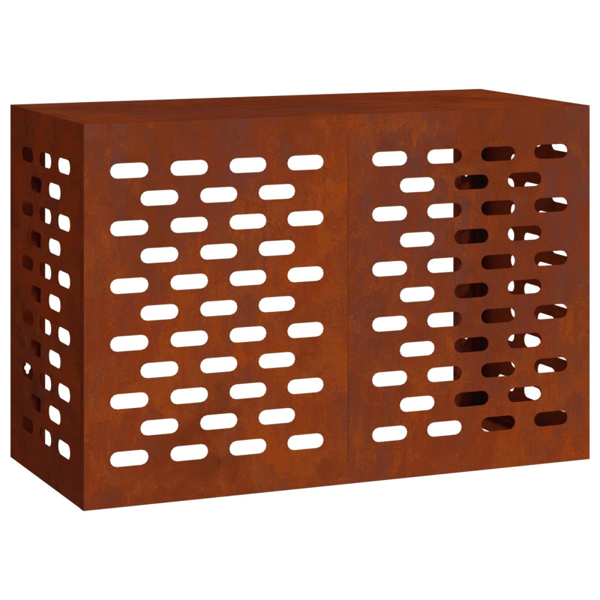vidaXL Κάλυμμα κλιματιστικού Σκ rusty 90 x 40 x 60 εκ