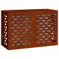 vidaXL Κάλυμμα κλιματιστικού Σκ rusty 90 x 40 x 60 εκ