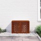 vidaXL Κάλυμμα κλιματιστικού Σκ rusty 90 x 40 x 60 εκ