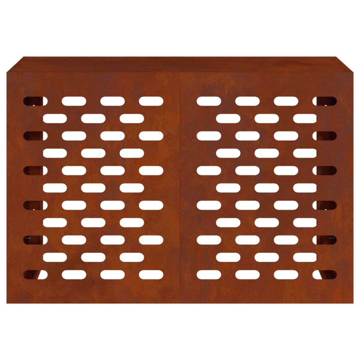 vidaXL Κάλυμμα κλιματιστικού Σκ rusty 90 x 40 x 60 εκ