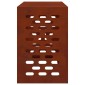 vidaXL Κάλυμμα κλιματιστικού Σκ rusty 90 x 40 x 60 εκ
