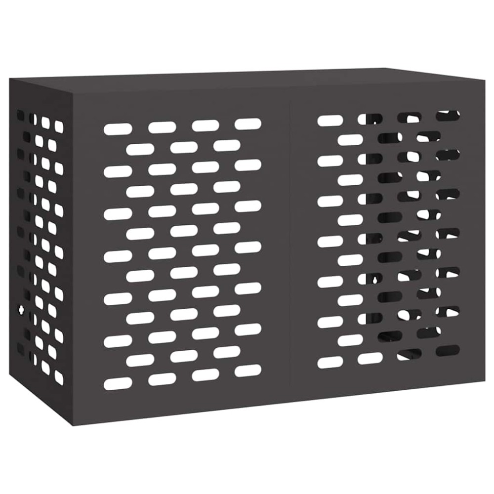 vidaXL Κάλυμμα κλιματιστικού Μαύρο 100 x 50 x 70 cm