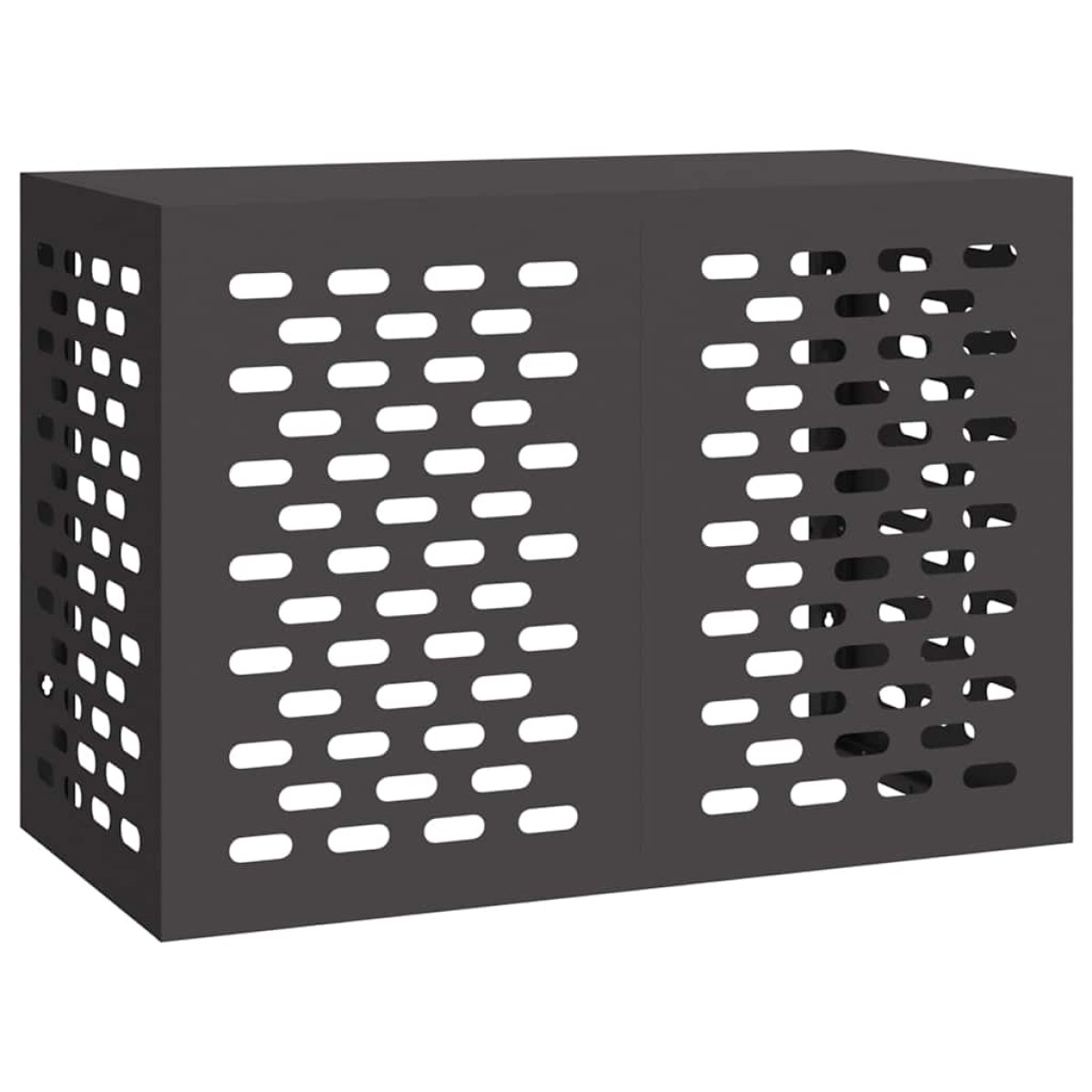 vidaXL Κάλυμμα κλιματιστικού Μαύρο 100 x 50 x 70 cm