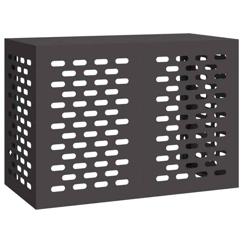 vidaXL Κάλυμμα κλιματιστικού Μαύρο 100 x 50 x 70 cm