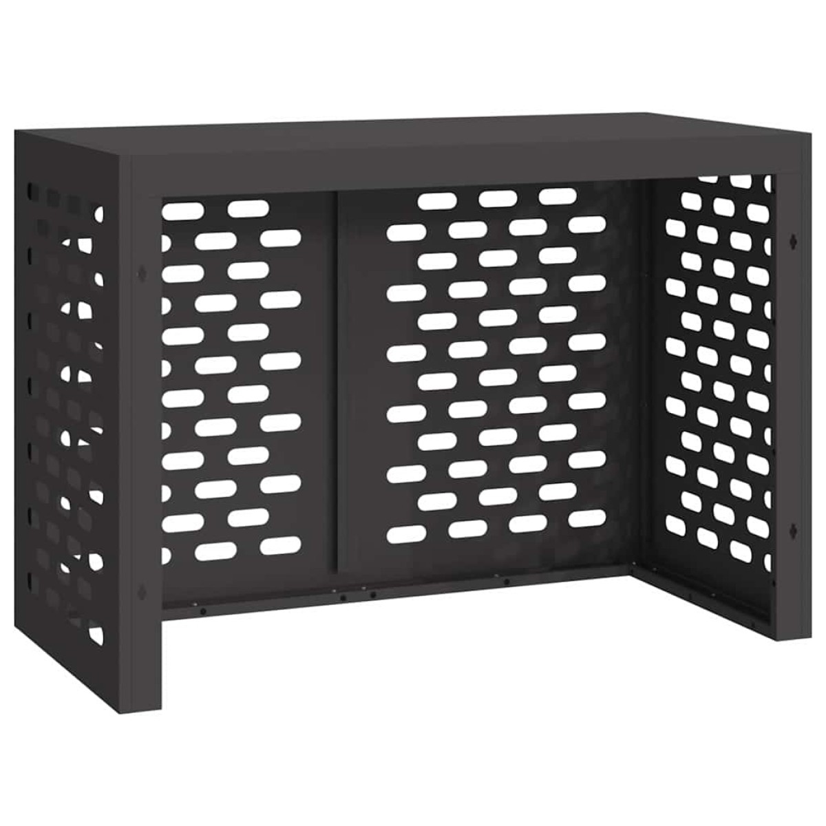 vidaXL Κάλυμμα κλιματιστικού Μαύρο 100 x 50 x 70 cm