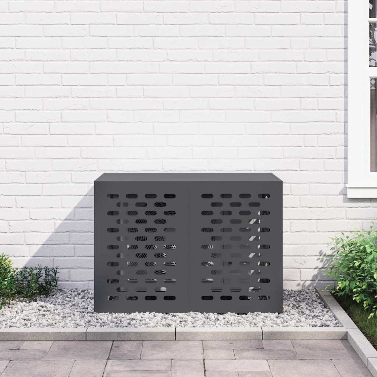 vidaXL Κάλυμμα κλιματιστικού Ανθρακί 100 x 50 x 70 cm
