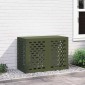 vidaXL Κάλυμμα κλιματιστικού Λαδί 100 x 50 x 70 cm Ατσάλι