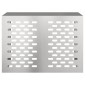 vidaXL Κάλυμμα κλιματιστικού Ασημί 100 x 50 x 70 cm Ανοξείδωτο Ατσάλι
