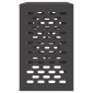 vidaXL Κάλυμμα κλιματιστικού Μαύρο 110 x 50 x 80 cm Ατσάλι