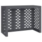 vidaXL Κάλυμμα κλιματιστικού Ανθρακί 110 x 50 x 80 cm Ατσάλι