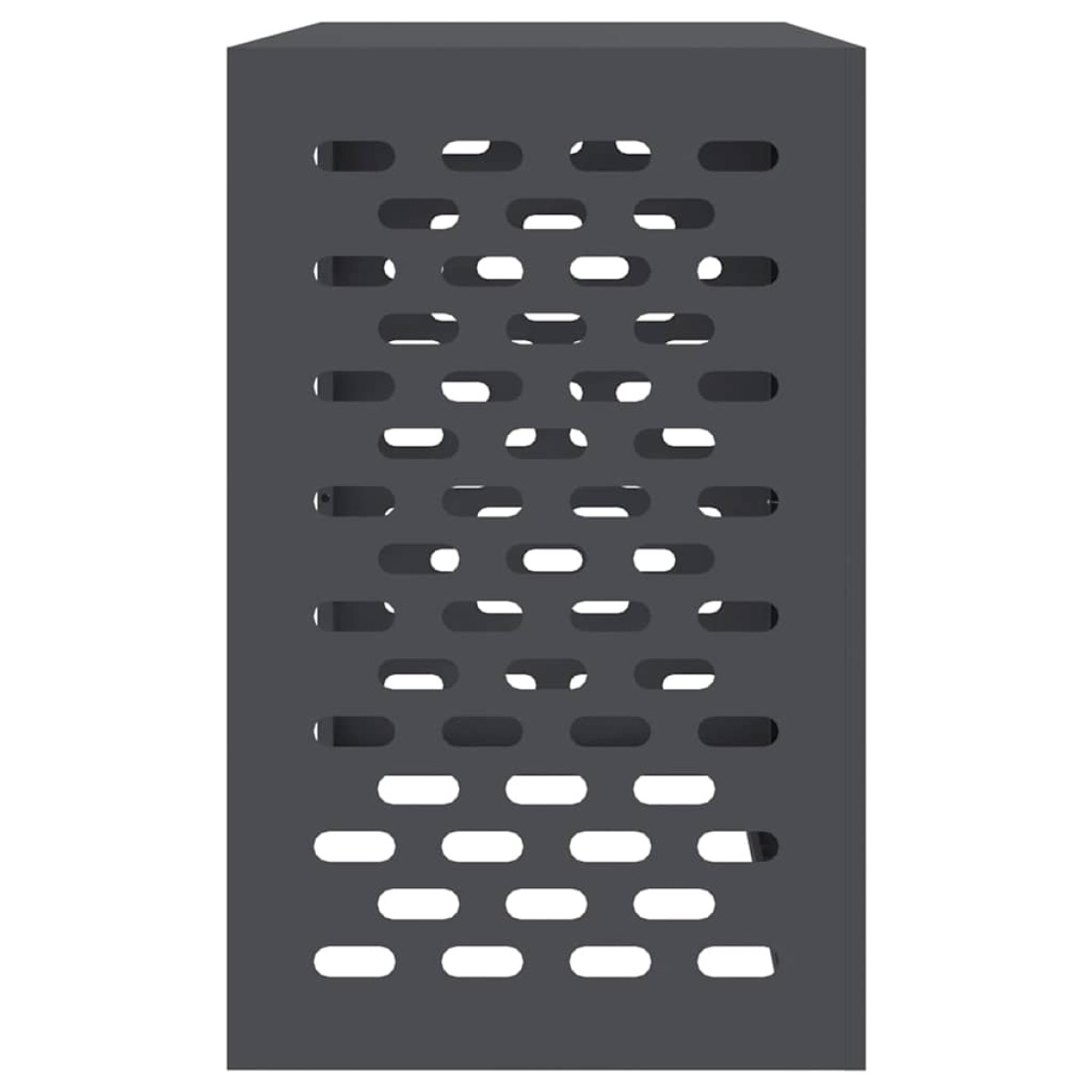 vidaXL Κάλυμμα κλιματιστικού Ανθρακί 110 x 50 x 80 cm Ατσάλι