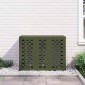 vidaXL Κάλυμμα κλιματιστικού Λαδί 110 x 50 x 80 cm Ατσάλι