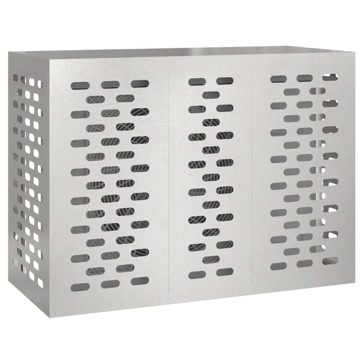 vidaXL Κάλυμμα κλιματιστικού Ασημί 110 x 50 x 80 cm