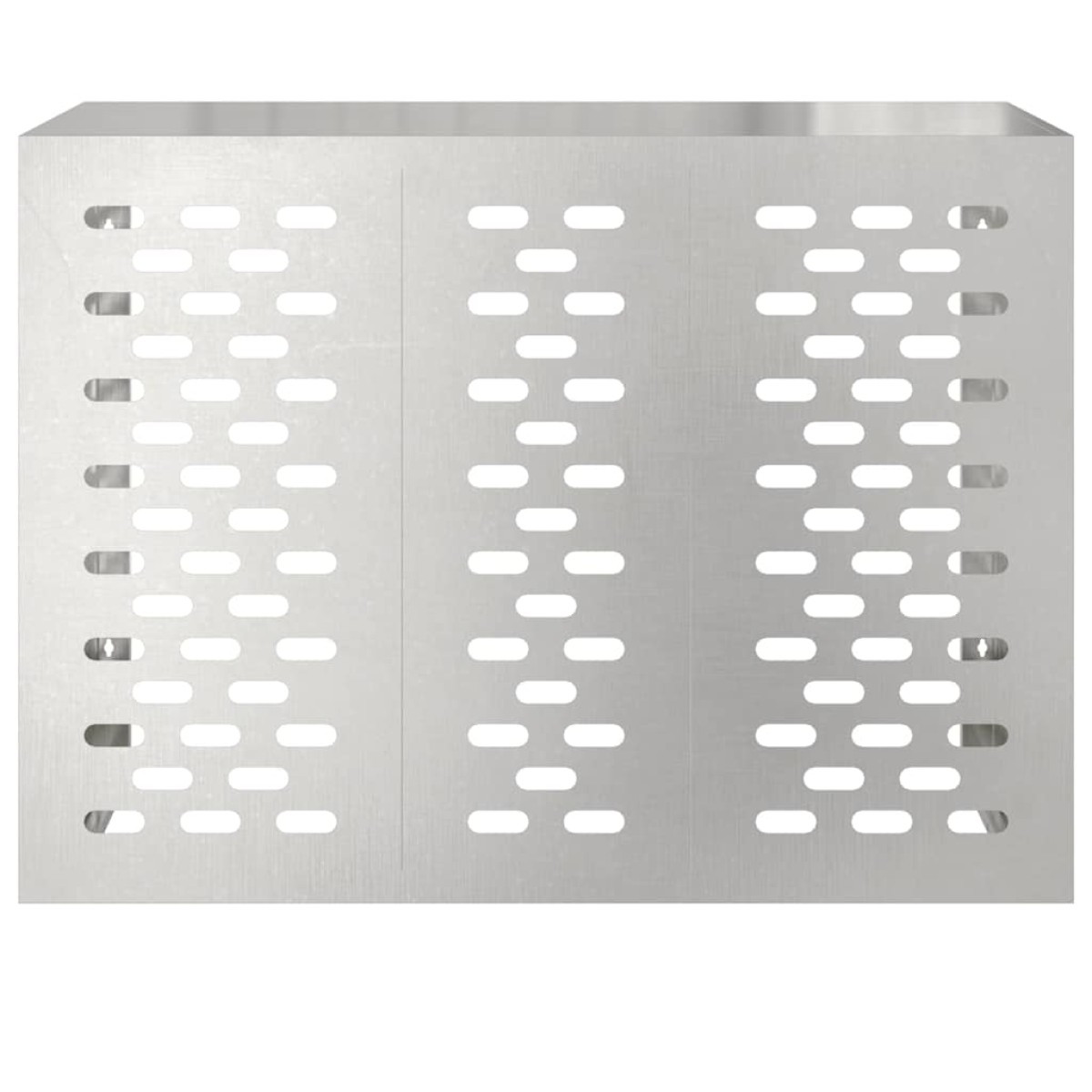 vidaXL Κάλυμμα κλιματιστικού Ασημί 110 x 50 x 80 cm