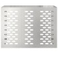 vidaXL Κάλυμμα κλιματιστικού Ασημί 110 x 50 x 80 cm