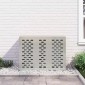 vidaXL Κάλυμμα κλιματιστικού Ασημί 110 x 50 x 80 cm