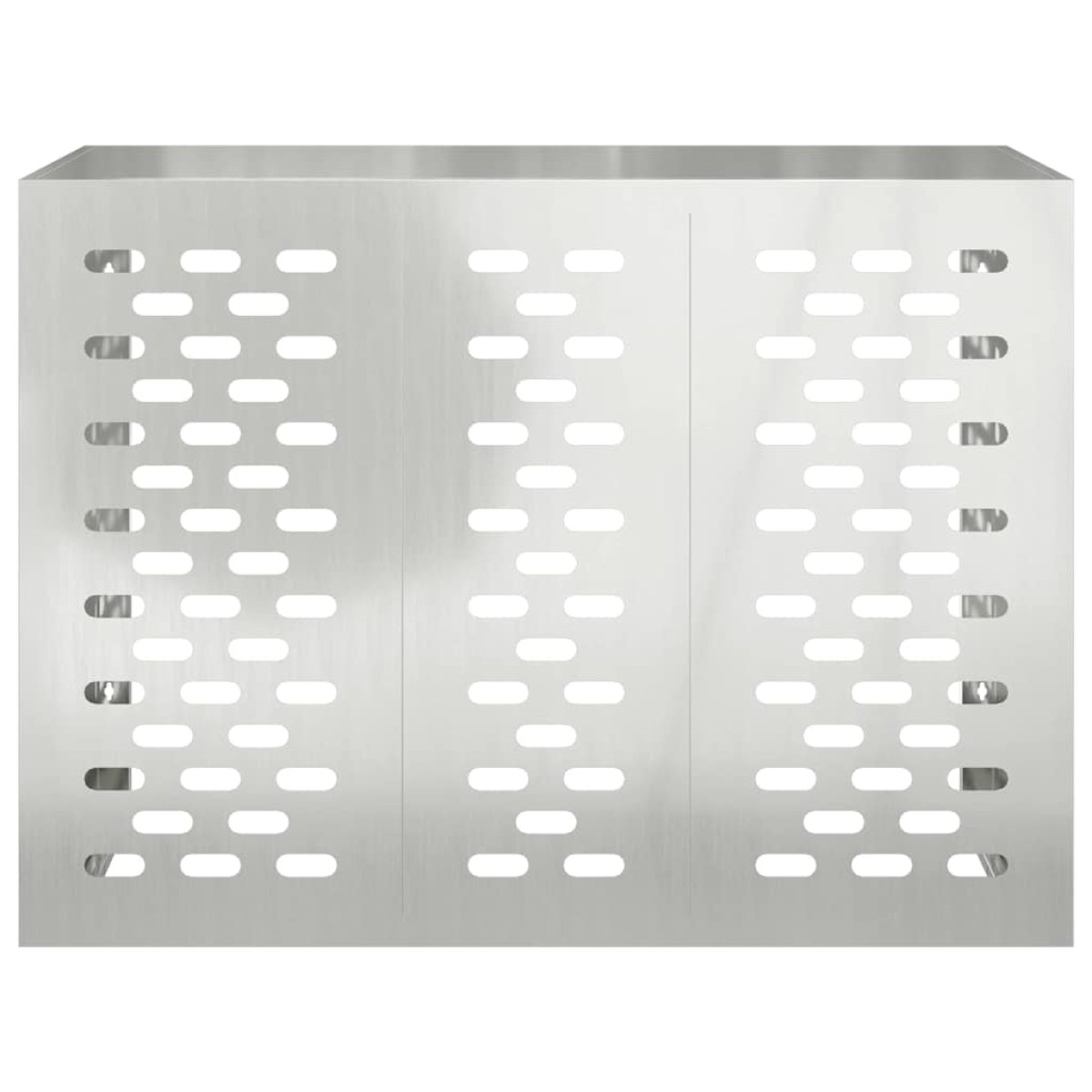 vidaXL Κάλυμμα κλιματιστικού Ασημί 110 x 50 x 80 cm