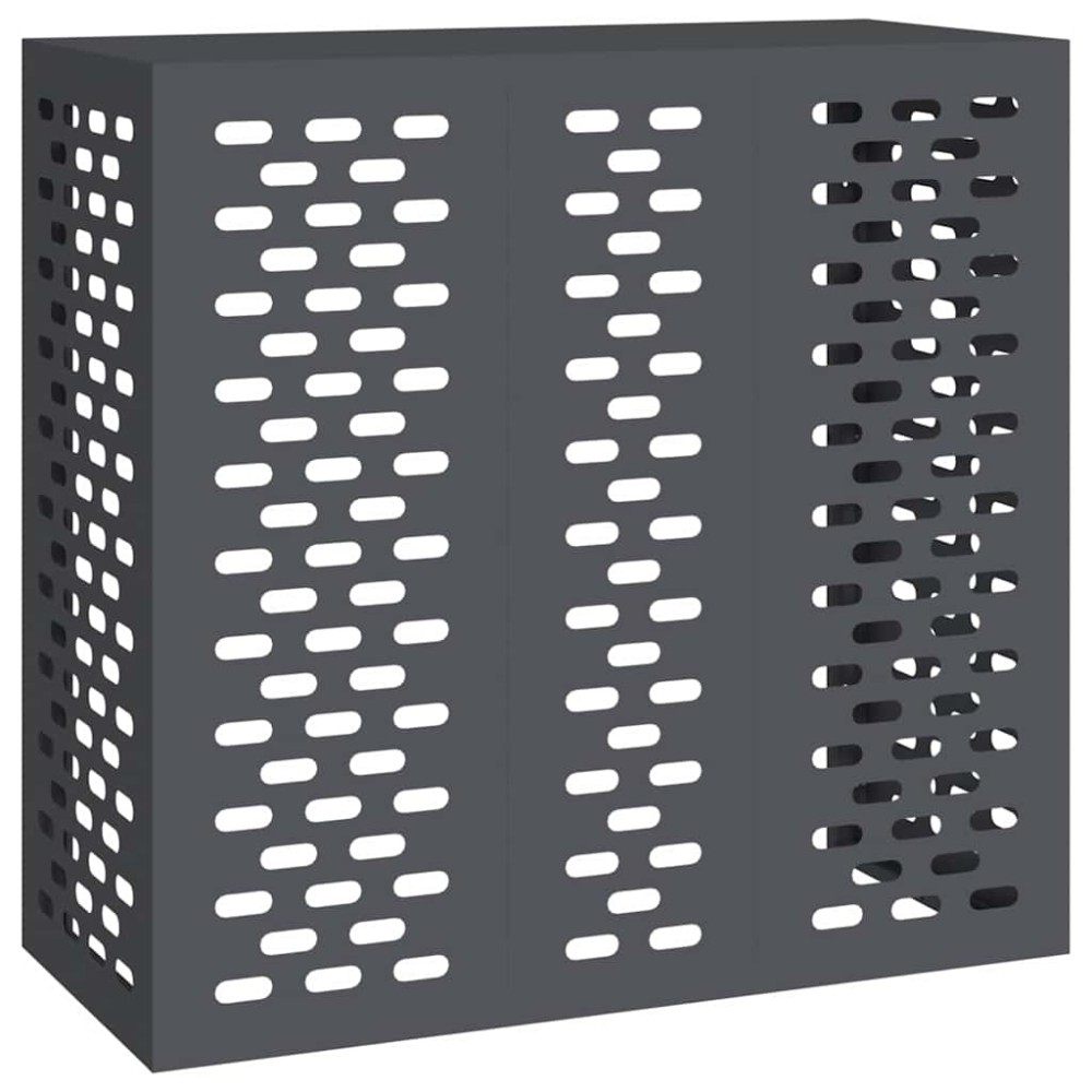 vidaXL Κάλυμμα κλιματιστικού Ανθρακί 110 x 50 x 105 εκ