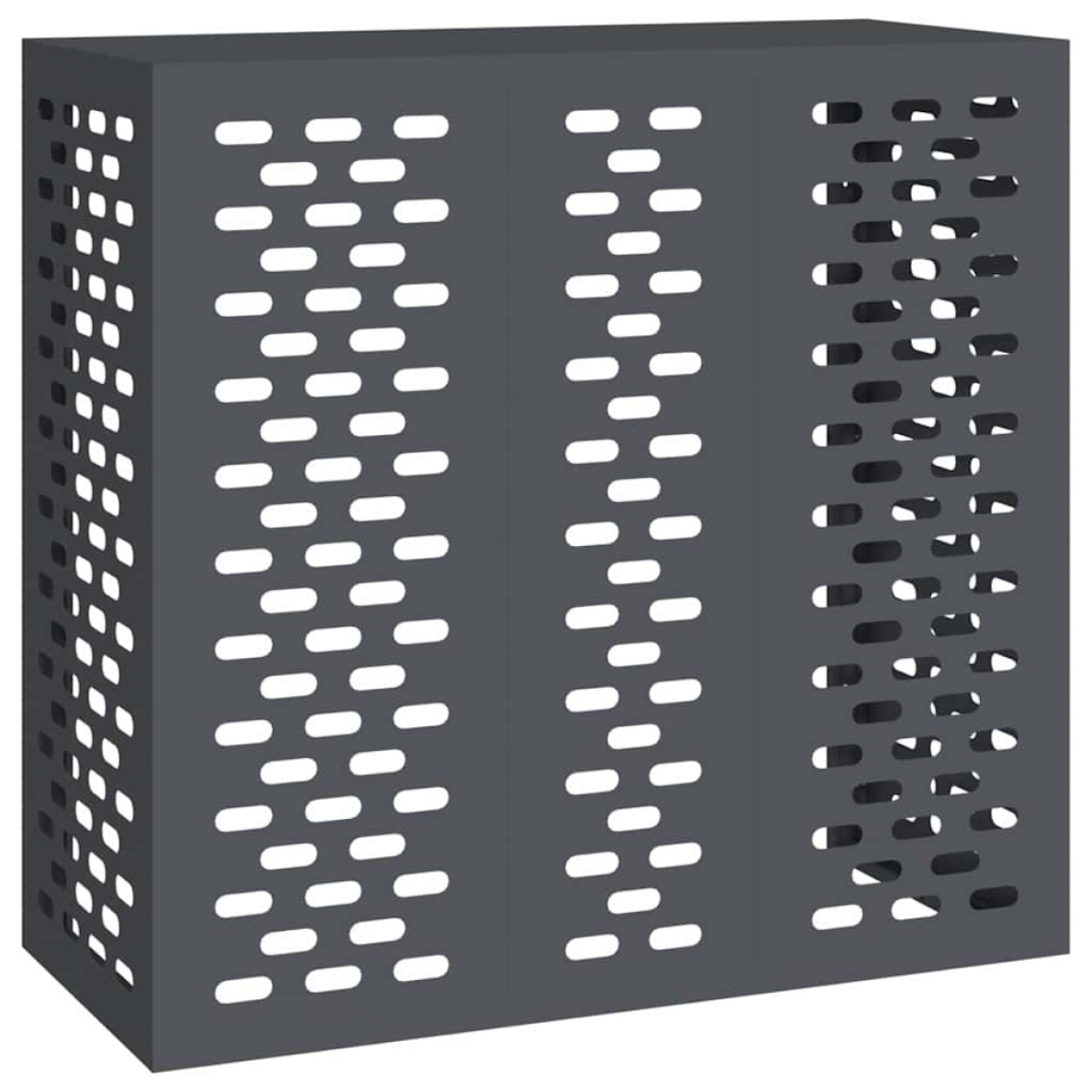 vidaXL Κάλυμμα κλιματιστικού Ανθρακί 110 x 50 x 105 εκ