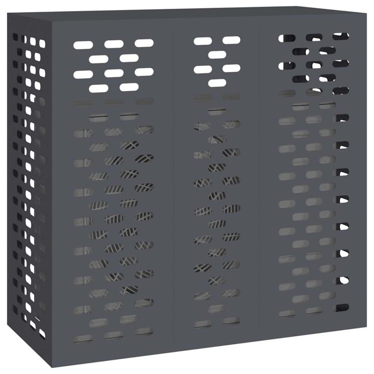 vidaXL Κάλυμμα κλιματιστικού Ανθρακί 110 x 50 x 105 εκ