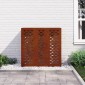 vidaXL Κάλυμμα κλιματιστικού Σκ rusty 110 x 50 x 105 εκ