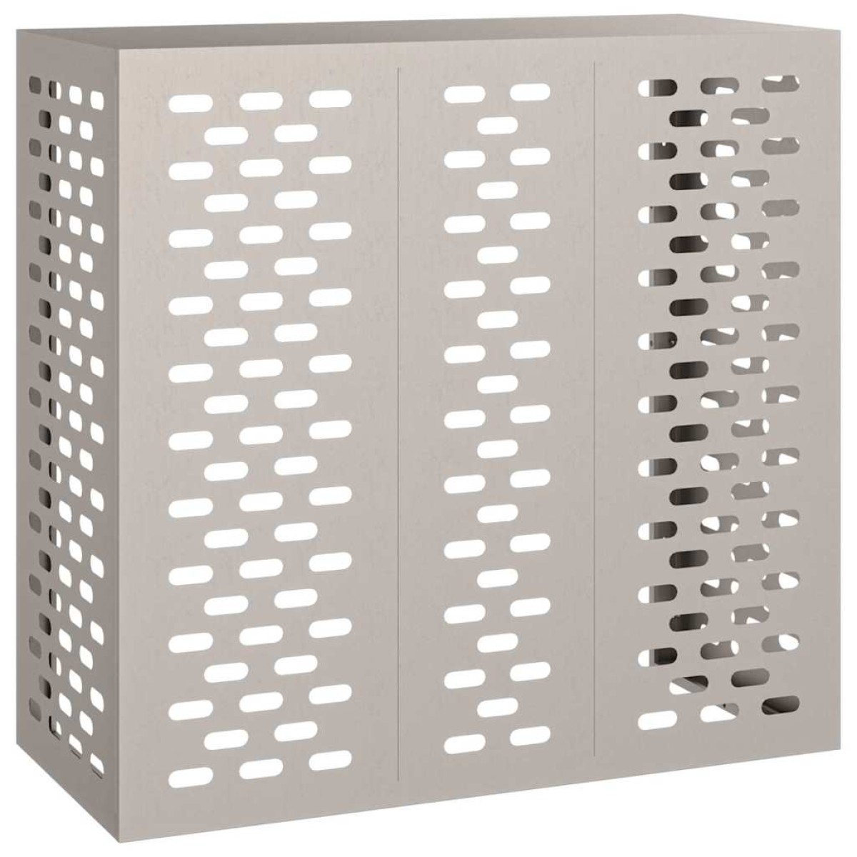 vidaXL Κάλυμμα κλιματιστικού Σκ rusty 110 x 50 x 105 εκ