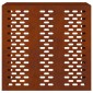 vidaXL Κάλυμμα κλιματιστικού Σκ rusty 110 x 50 x 105 εκ