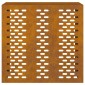 vidaXL Κάλυμμα κλιματιστικού Σκ rusty 110 x 50 x 105 εκ