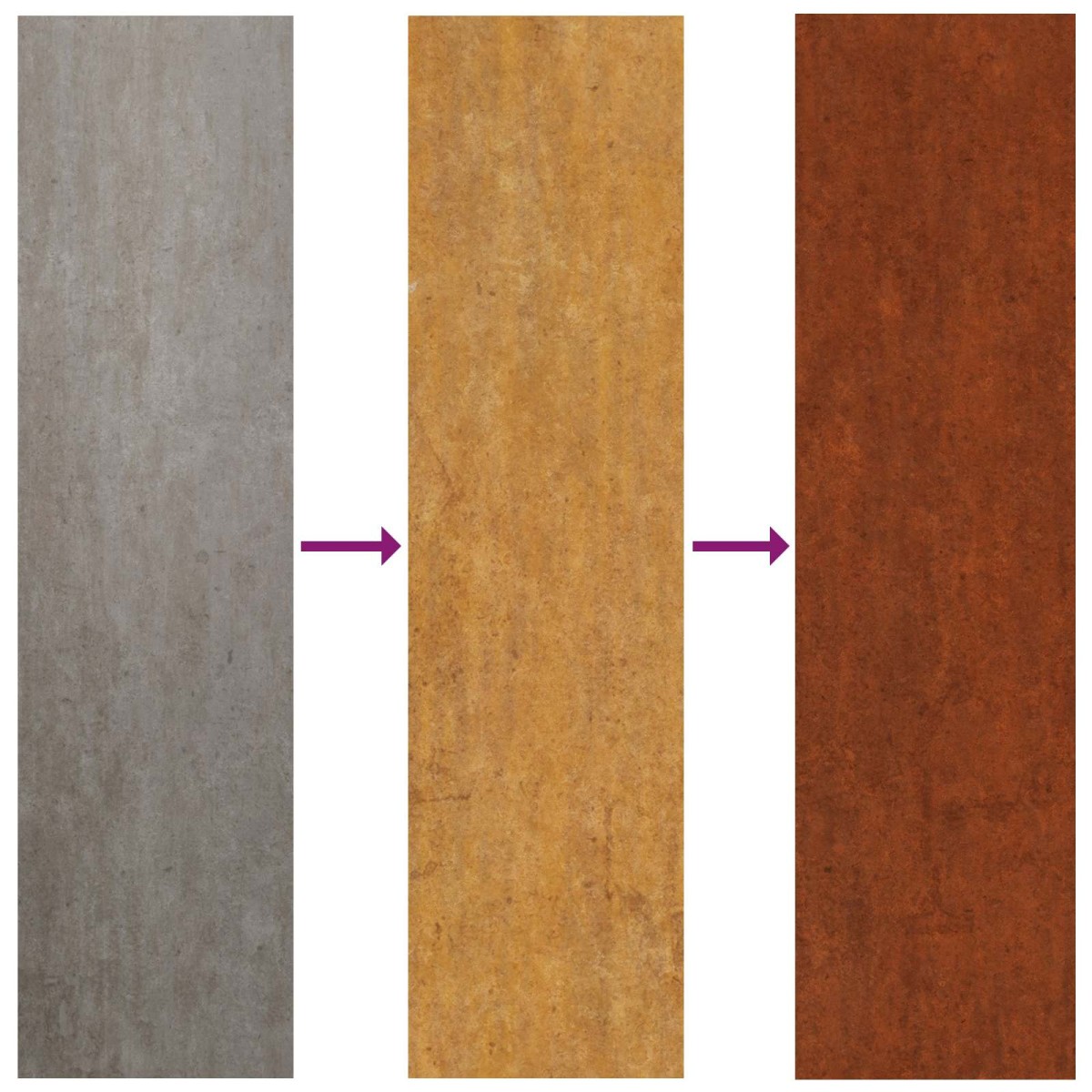 vidaXL Περίγραμμα γκαζόν 30 τμχ. 100 x 0,05 x 15 εκ Σκ rusty