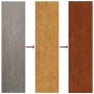vidaXL Περίγραμμα γκαζόν 30 τμχ. 100 x 0,05 x 15 εκ Σκ rusty