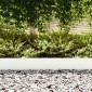 vidaXL Περίγραμμα γκαζόν 20 τμχ. 100 x 0.05 x 20 εκ Λευκό