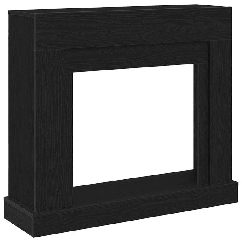 vidaXL Πλαίσιο Τζακιού από Μαύρη Δρυ 100x30x87,5 εκ. από Τεχνητό Ξύλο