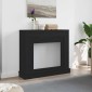 vidaXL Πλαίσιο Τζακιού από Μαύρη Δρυ 100x30x87,5 εκ. από Τεχνητό Ξύλο