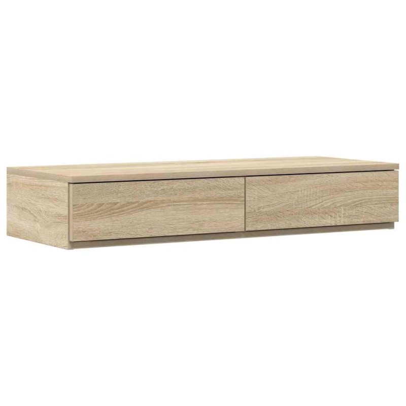 vidaXL Συρτάρια κρεβατιού Δρύς Sonoma 100 x 36,5 x 16,5 εκ
