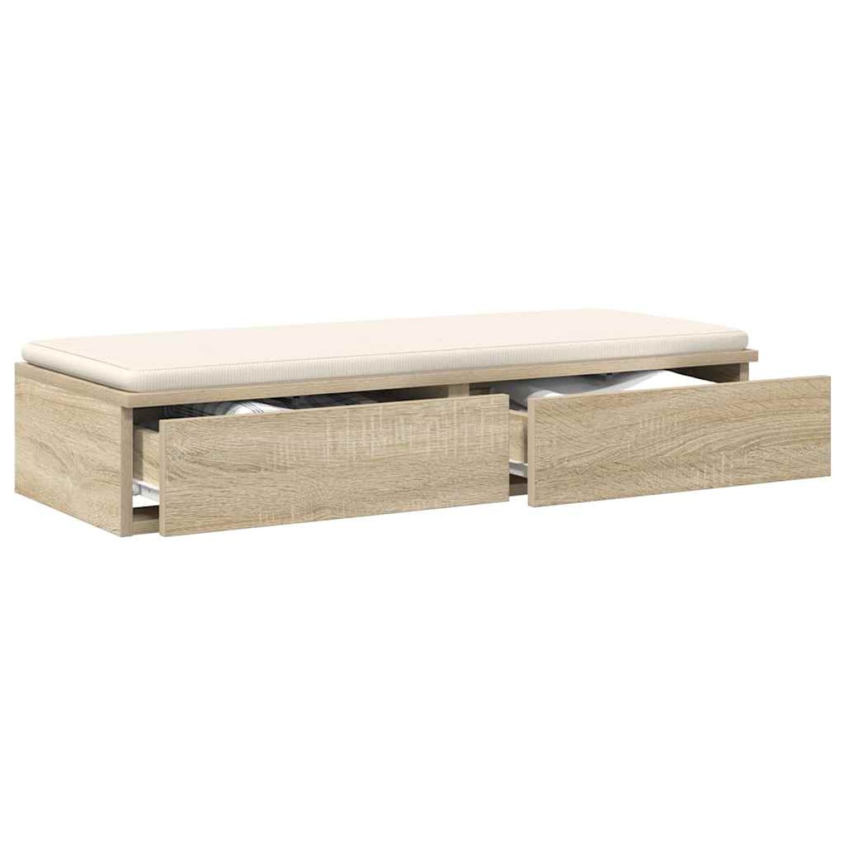 vidaXL Συρτάρια κρεβατιού Δρύς Sonoma 100 x 36,5 x 16,5 εκ