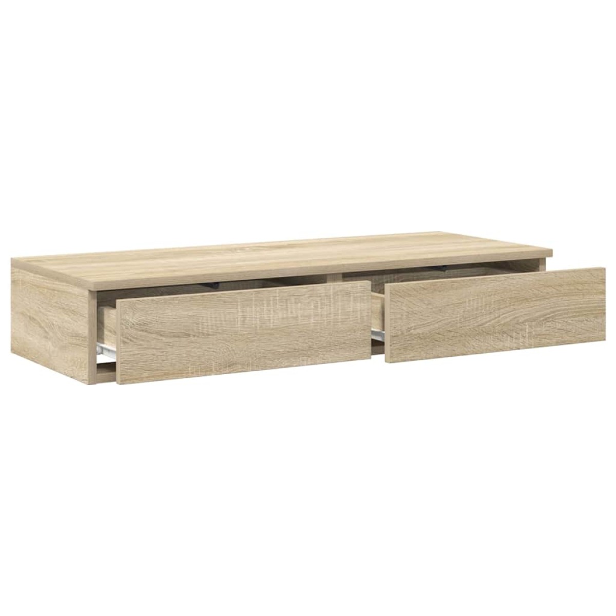 vidaXL Συρτάρια κρεβατιού Δρύς Sonoma 100 x 36,5 x 16,5 εκ