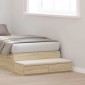 vidaXL Συρτάρια κρεβατιού Δρύς Sonoma 100 x 36,5 x 16,5 εκ