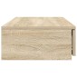 vidaXL Συρτάρια κρεβατιού με συρτάρι Δρύς Sonoma 80 x 36,5 x 16,5 εκ