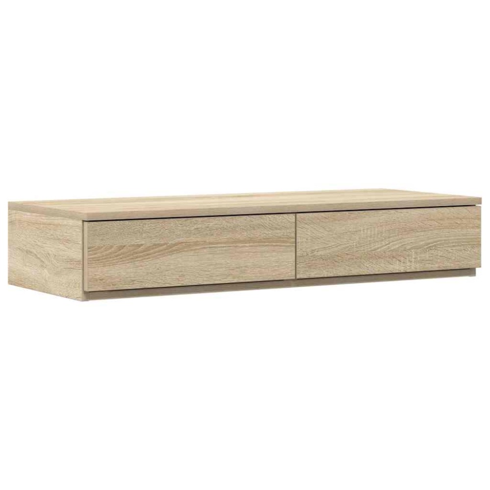 vidaXL Συρτάρια κρεβατιού με συρτάρι Δρύς Sonoma 90 x 36,5 x 16,5 εκ