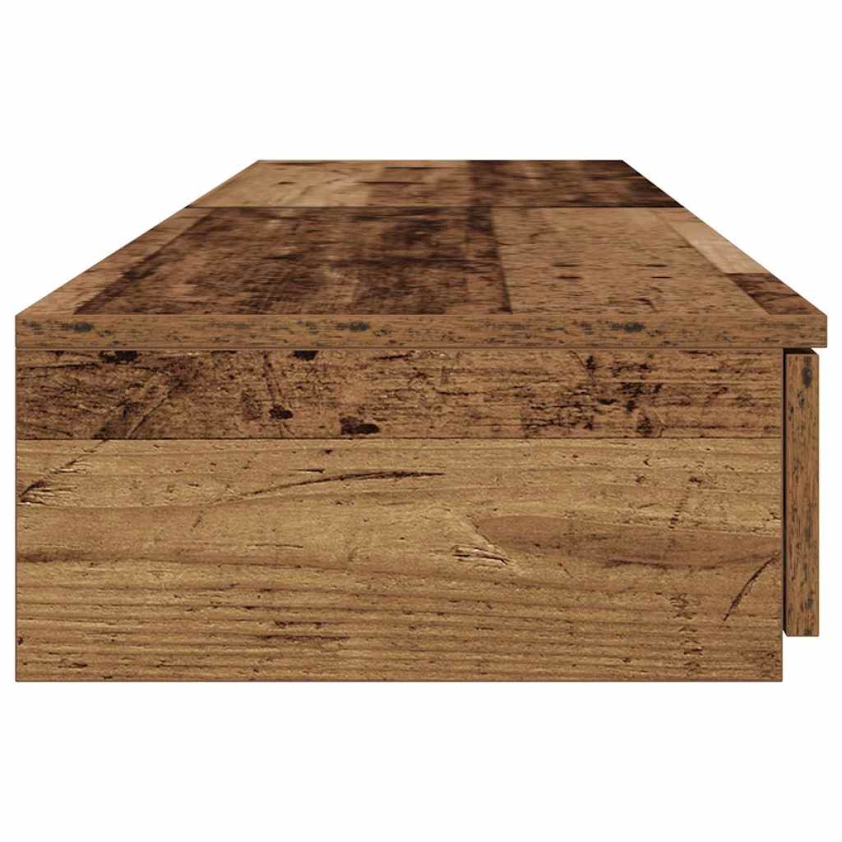 vidaXL Συρτάρια κρεβατιού Παλιό ξύλο 140 x 36,5 x 16,5 εκ