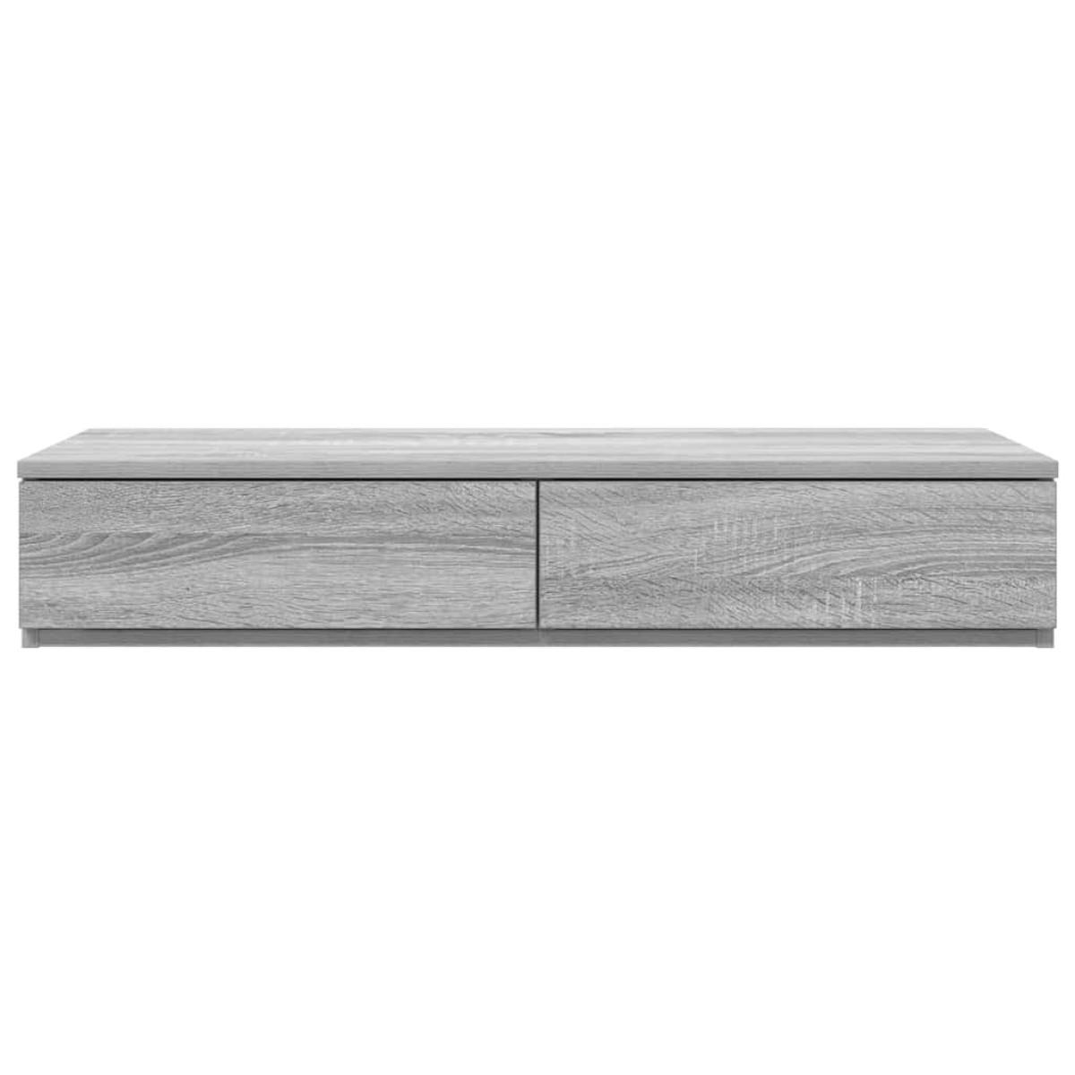 vidaXL Συρτάρια κρεβατιού Γκρίζο Σονομα 75 x 36,5 x 16,5 εκ